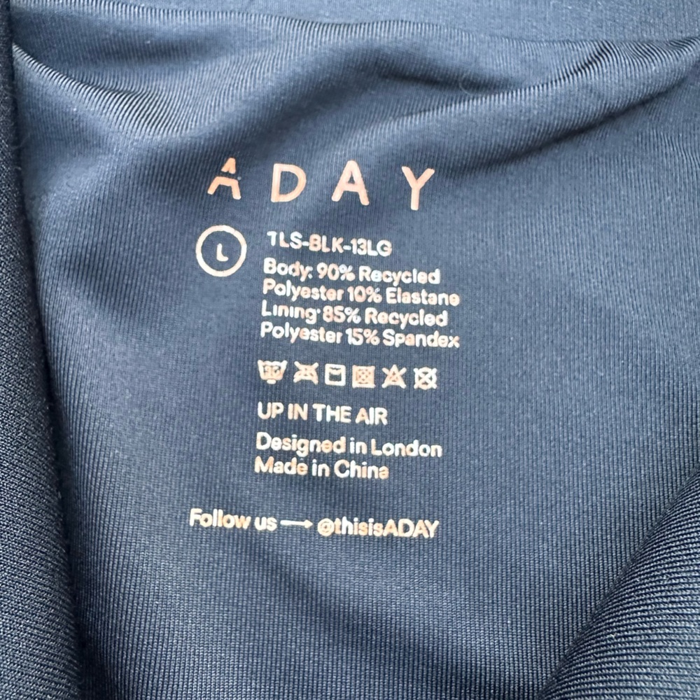ADAY Up In The Air Jacket Scuba Asymmetrical Zip Biker Jacket - Picture 6 of 9